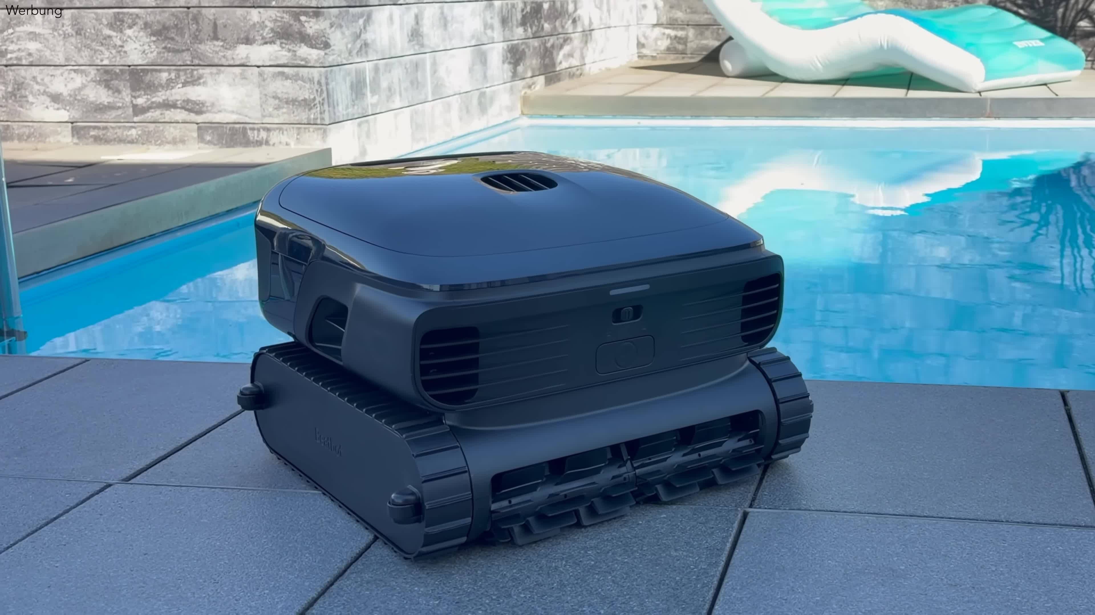 NewGadgets, Johannes Knapp, App Steuerung, Bodenreinigung, Poolroboter, Poolpflege, Pro Modus, Eco Modus, 10000 mAh Akku, Beatbot Sora 70, 4 in 1 Poolroboter, Wandreinigung, Wasserlinie Reinigung, Oberflächenreinigung, JetPulse System, 6 Liter Filterkorb, Skimmer Ersatz