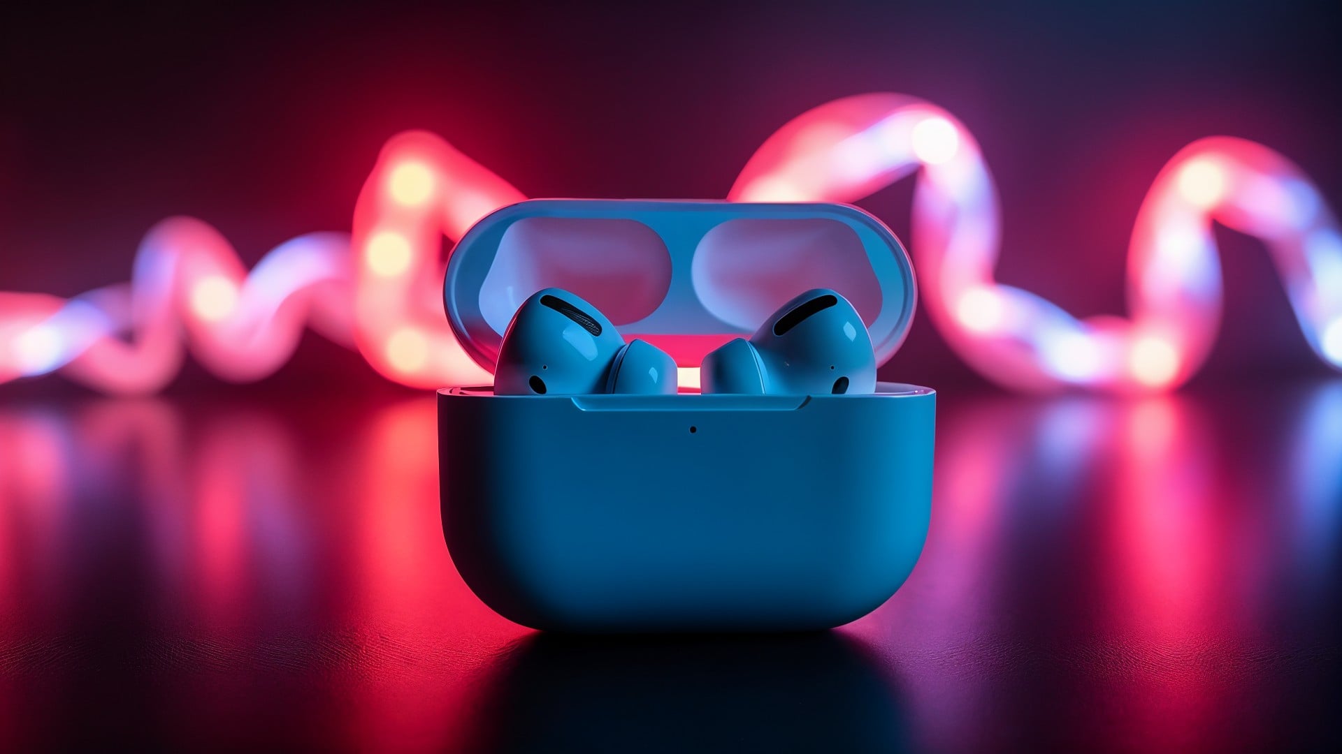 Apple, Kopfhörer, Headset, kabellos, Drahtlos, Ohrhörer, Wireless, Earbuds, In-Ear-Kopfhörer, AirPods, Bluetooth-Kopfhörer, Headphones, AirPods Pro, AirPods Pro 2, Ki-generiertes Bild