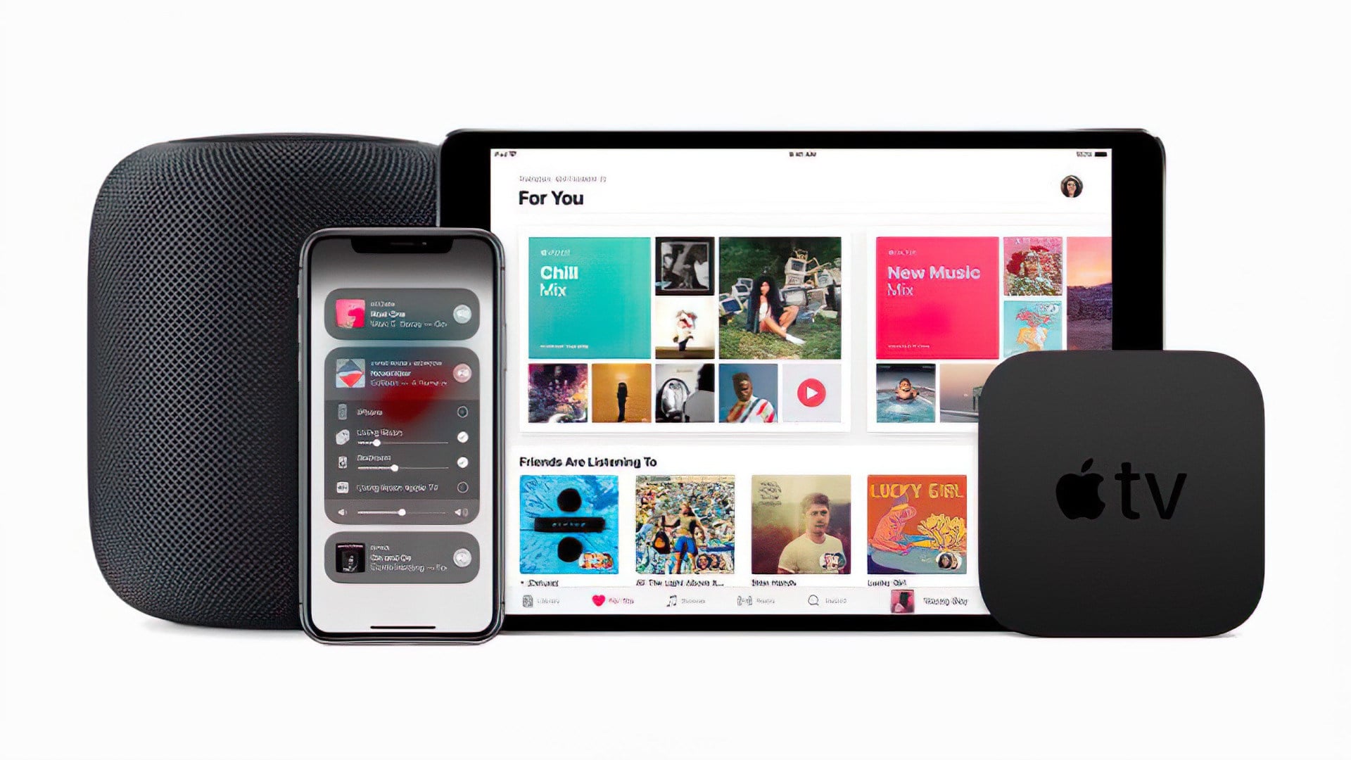 Apple, Iphone, Ipad, Apple Tv, Bundle, Apple Music, Homepod
