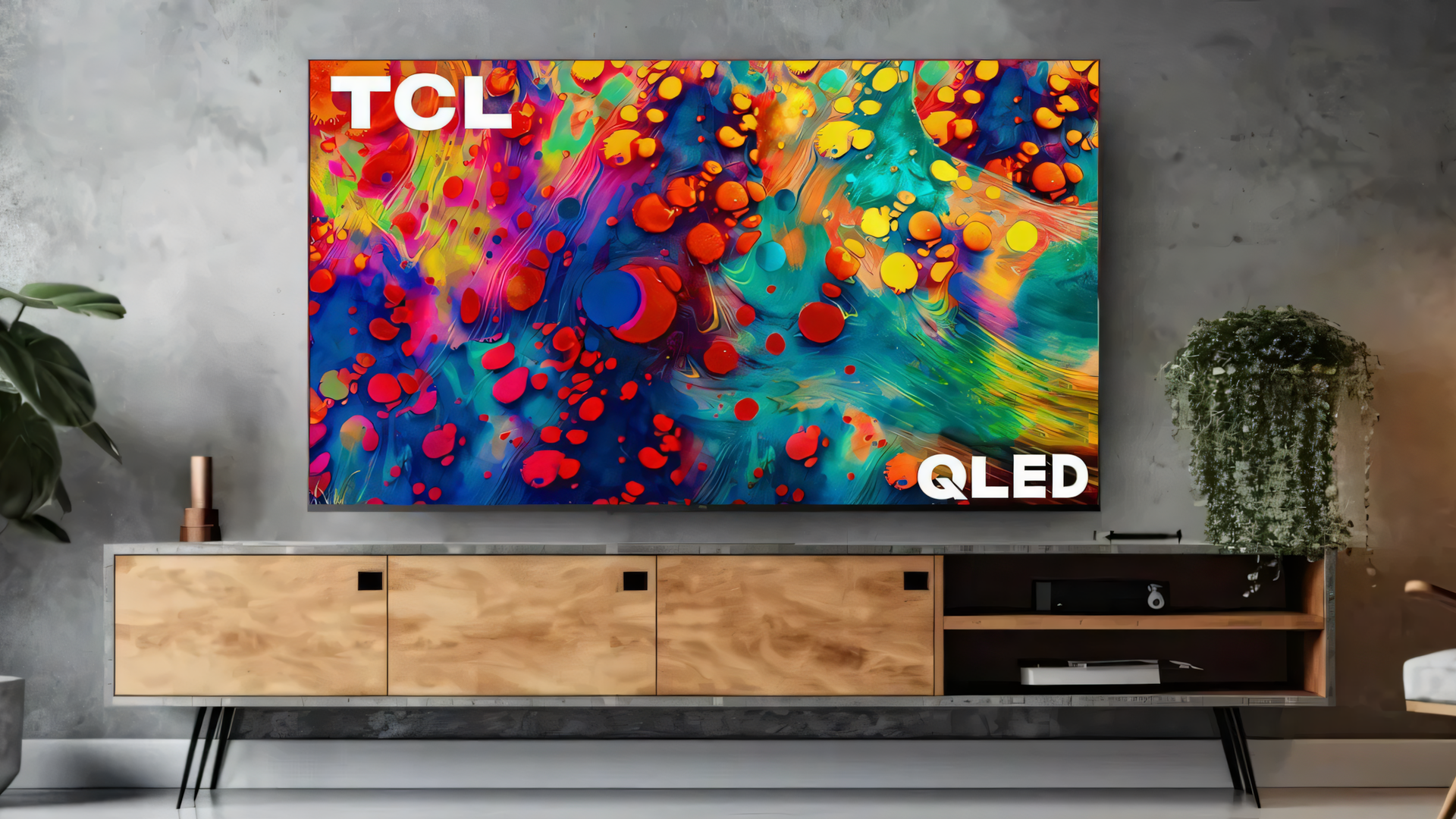 Tv, Fernsehen, Fernseher, TV-Gerät, Smart-TV, TCL, QLED, SmartTV