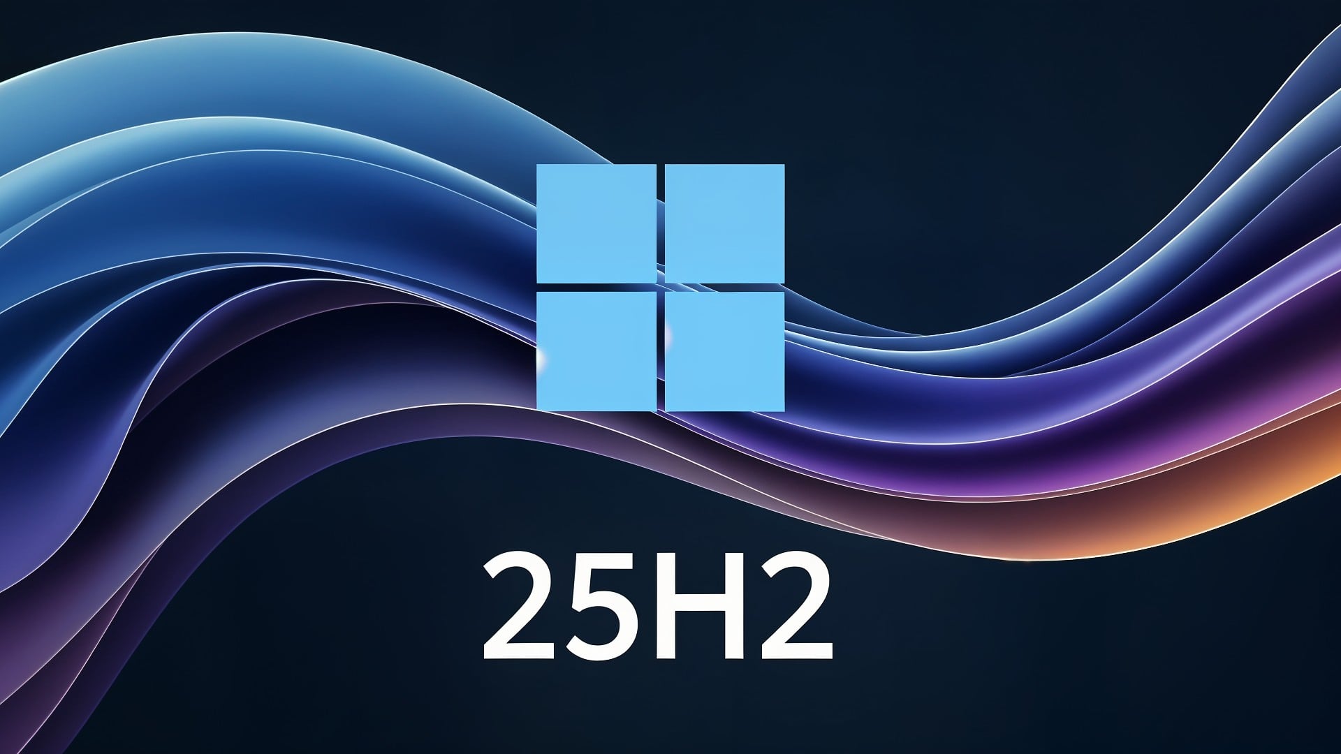 Microsoft, Betriebssystem, Update, Logo, Windows 11, Aktualisierung, Software, Desktop, Technologie, Upgrade, Hintergrund, Windows 11 25H2, 25H2, Abstrakt, Farbverlauf, Wellen, Bildschirmhintergrund, Blau-Grün