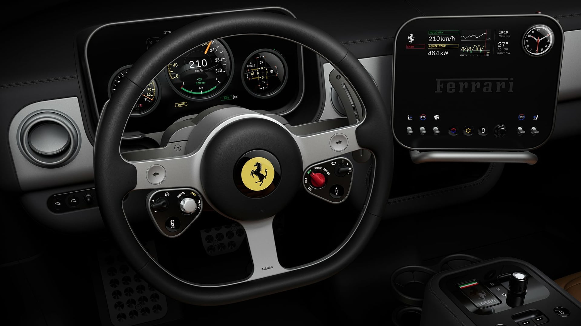 Jony Ive, Lenkrad, Ferrari, Ferrari Luce, Ferrari Elettrica, Luce