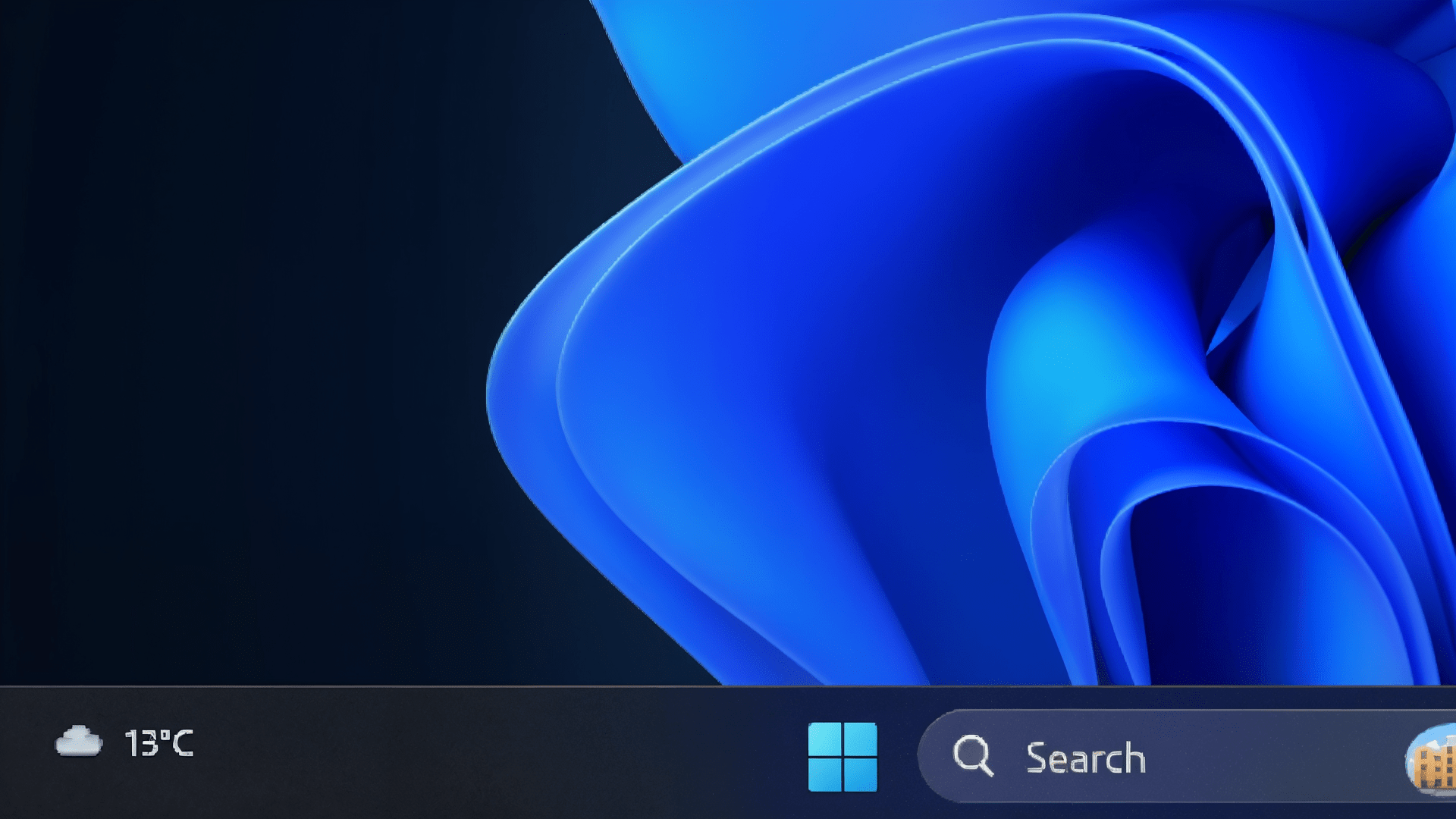 Windows 11, Desktop, Insider Preview, Taskleiste, Taskbar, Mini, Startleiste, Klein, kleiner