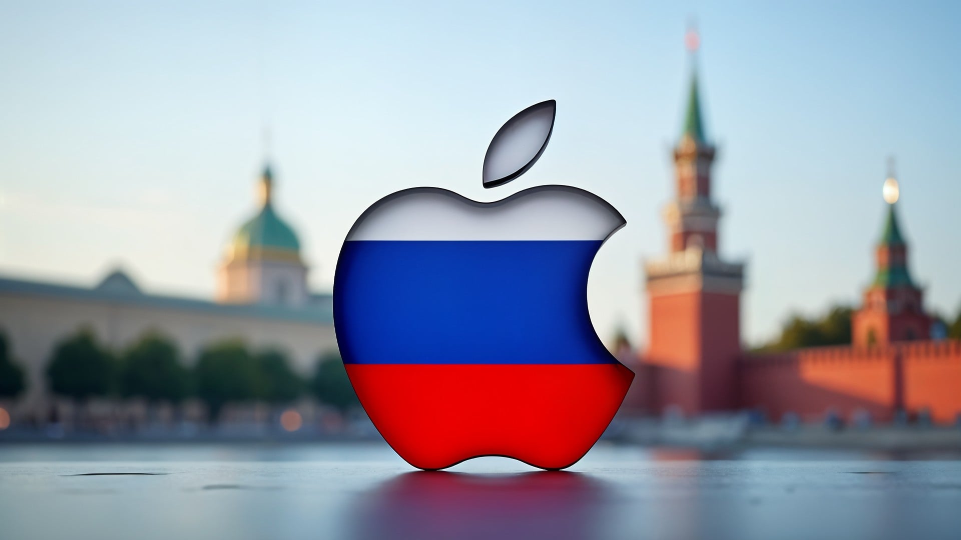 Apple, Logo, Russland, Apple Logo, Kreml