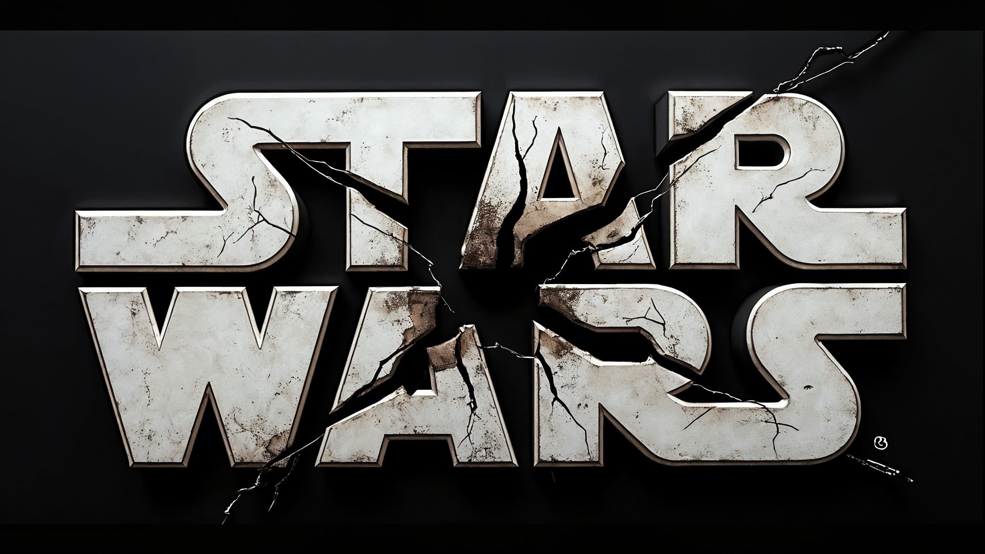 Logo, Star Wars, Probleme, kaputt, Verschiebung