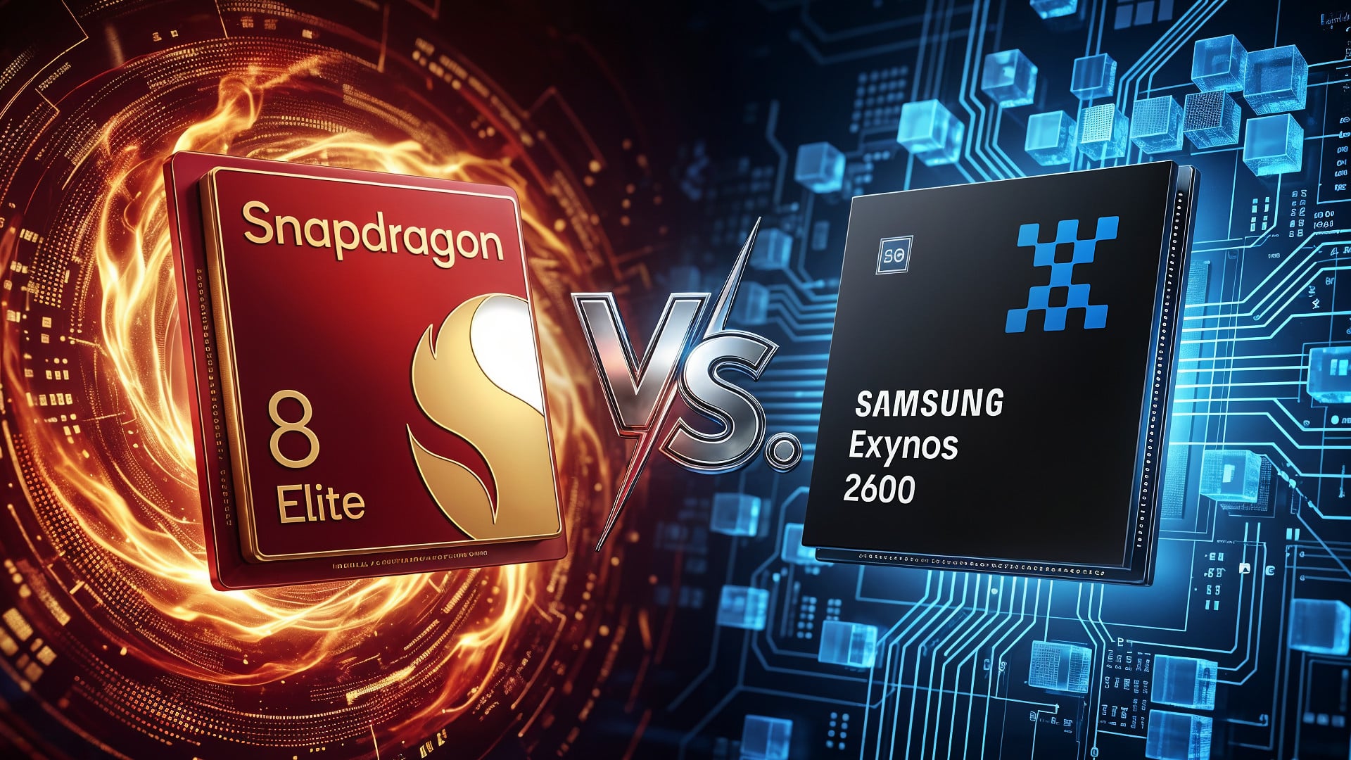 Samsung, Prozessor, Chip, SoC, Qualcomm, Vergleich, Snapdragon 8 Elite, Exynos 2600, Duell
