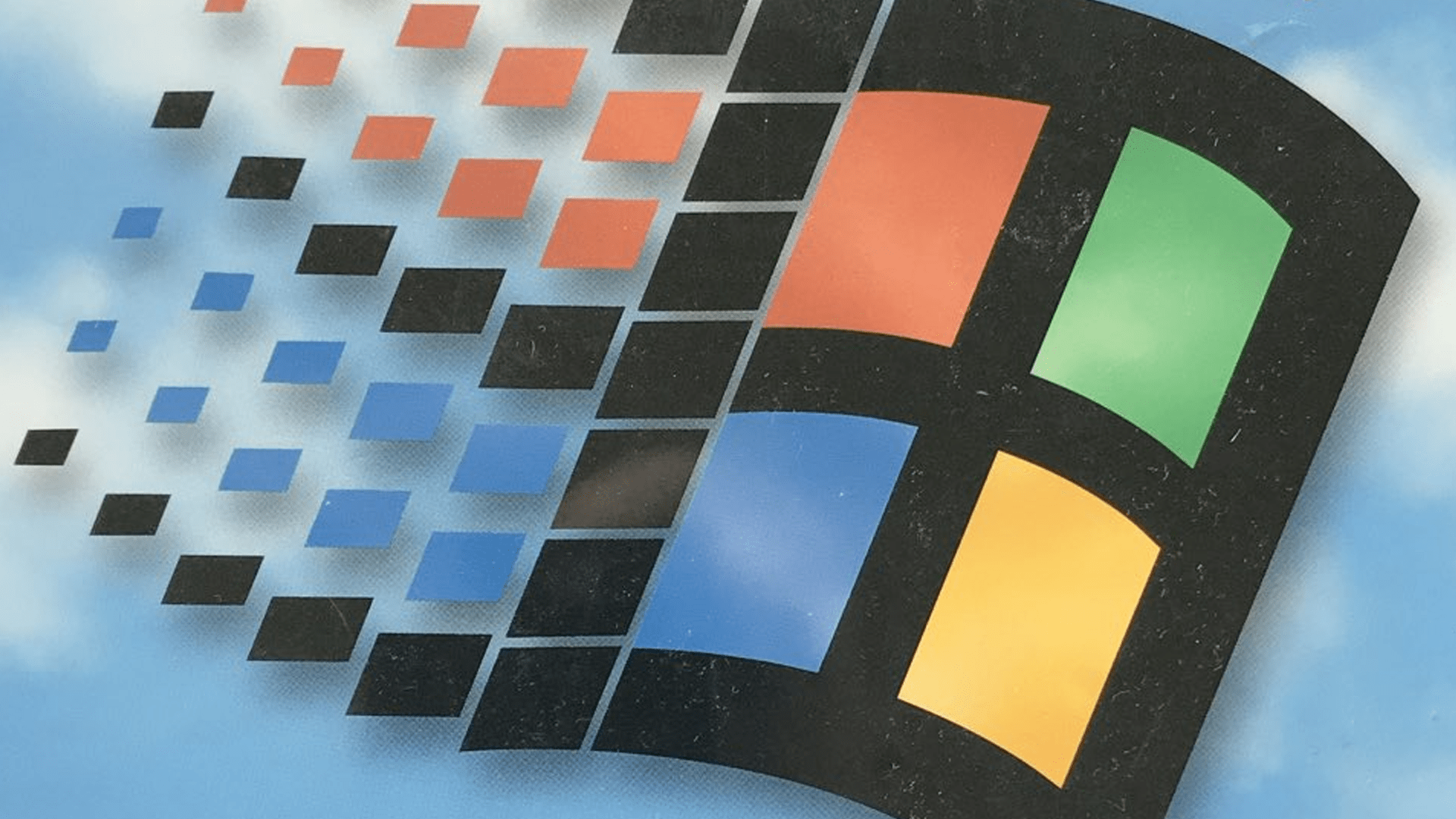 Logo, Windows 95, Verpackung, Packaging, Windows 95 Logo