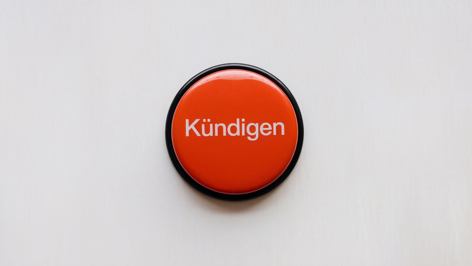 Kündigung, Button, Knopf, Kündigen