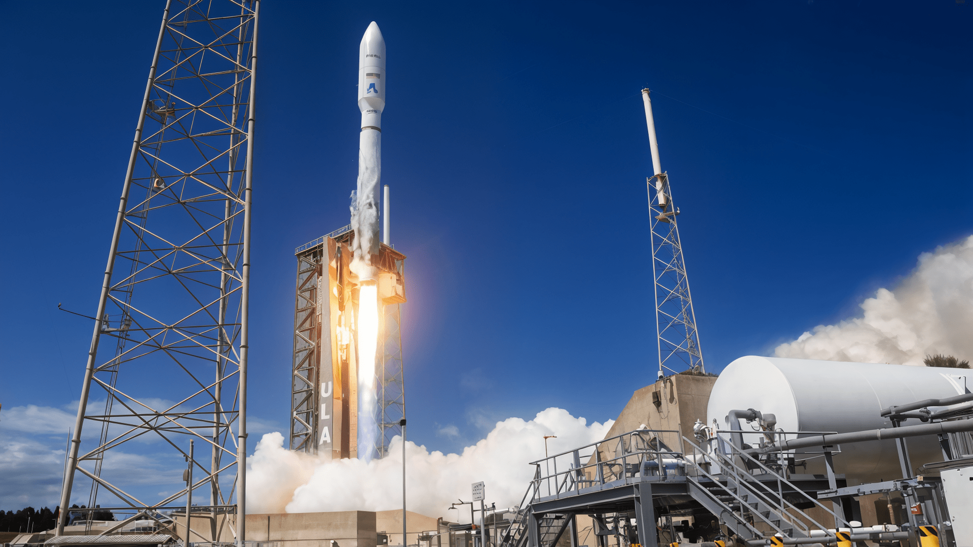 Amazon, Weltraum, Raumfahrt, Satellit, Rakete, Raketenstart, Startrampe, Raketenantrieb, Satelliteninternet, Atlas V, Kuiper