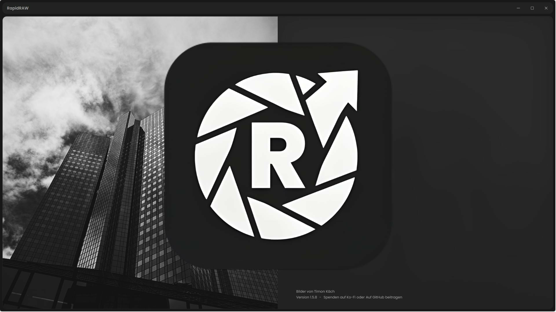 Bildbearbeitung, RAW, RapidRAW
