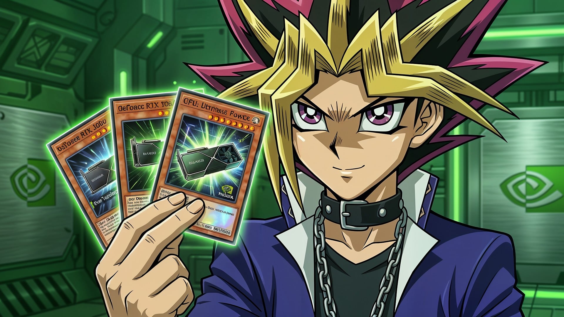 Nvidia, Gpu, Grafikkarten, Geforce, RTX, Sammelkarten, Yu-Gi-Oh, GeForce Trading Cards, Yugi Muto